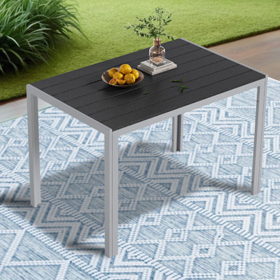 Rectangular 110Cm L Outdoor Balcony Table