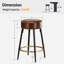 Tabouret de bar et de comptoir Bremen-1892731631
