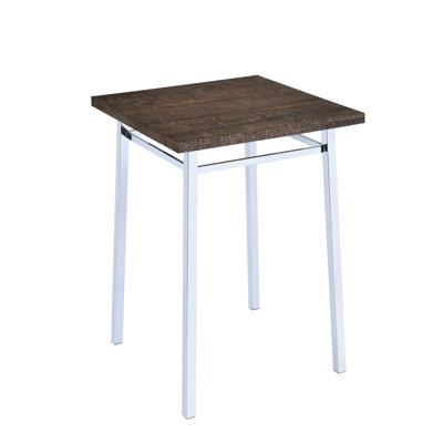 Square Bar Table With Oak And , Meeting Your Practical Needs Elegant Exuding Sophistication