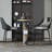 Full Back Upholstered Counter Stool With Metal Frame-992692665