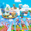 Ensemble de décorations de fête d'anniversaire Super Mario pour enfants, 123 pièces Super Mario