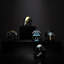 Memento Mori Rock and Pop Skull Sculpture