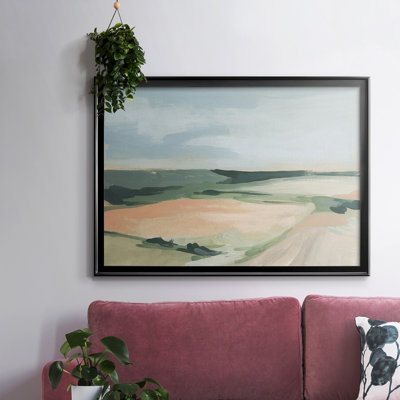 «Pastel Plains I», reproduction d'art sur toile simple