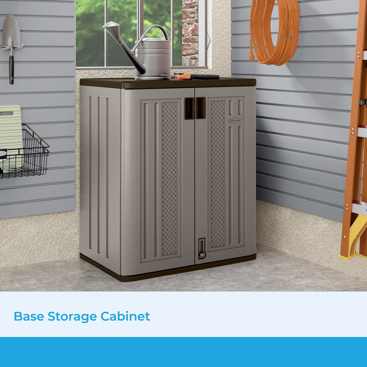 Suncast Base Storage Cabinet, Grey