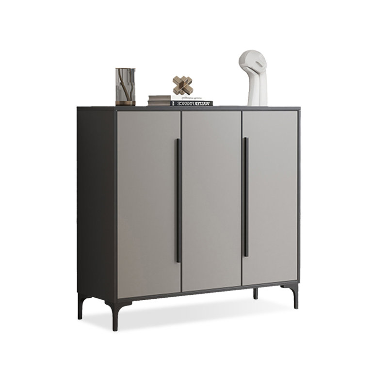 Gray Aluminum Shoe Storage