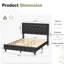 Lit plateforme tapissier Ming-412969938