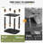 2-Tier Weather-Resistant Adirondack Outdoor Coffee Table – Patio End Table For Garden, Porch, Balcony & Indoor/Outdoor Use-212857805