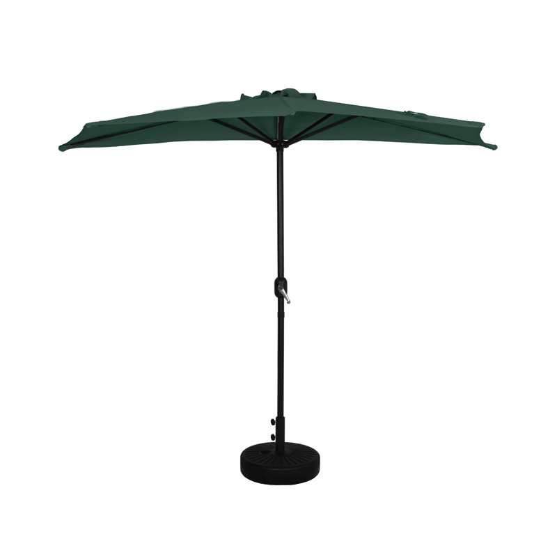 Parasol de marché 9 pi Nicholls, Vert foncé