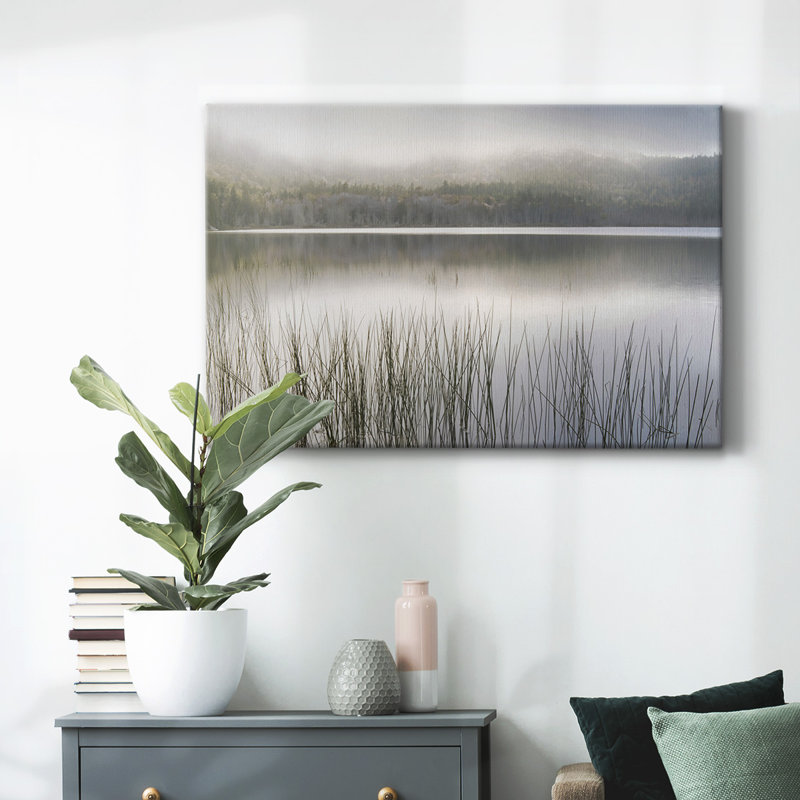 Toile tendue Lake Fog-Gallery, H 8 po x l 12 po