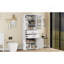 Armoire de rangement avec espace de rangement multifonctionnel, portes avec tablettes de rangement, 2 tiroirs, tablette réglable-997478965