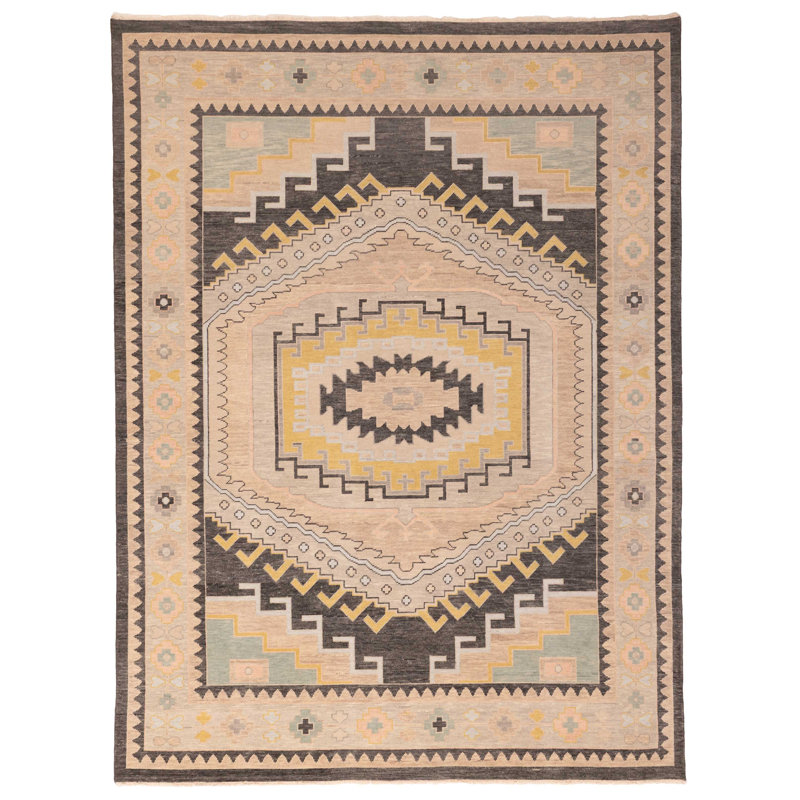 Modern Oushak Rug 8'10" x 11'10"