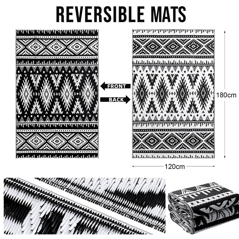 Geometric Shapes Area Rug, Rectangle 120 x 180 cm