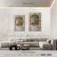 Bouddha peint en bois Adella-108666751