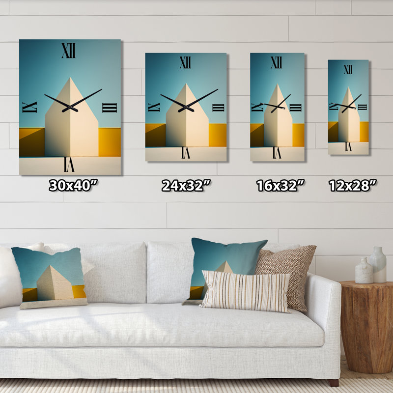 Reality Of Essential Shapes IV - Minimalism Wall Clock, Medium