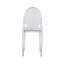 Ensemble de 4 chaises empilables en acrylique Ghost-1307073674-1307073676