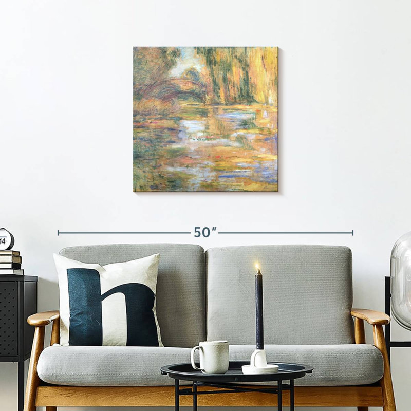 Avery Waterlily Pond - Le pont, H 24 po x l 24 po