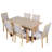 Rustic 82inch 7-Piece Extendable Dining Table Set