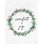 Couronne Comfort & Joy sur toile par impression à lettres et doublée