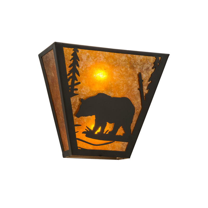 Rustic Lodge 2 - Light Flush Mounted Sconce