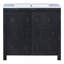Armoire de salle de bain 36 "Retro Espresso