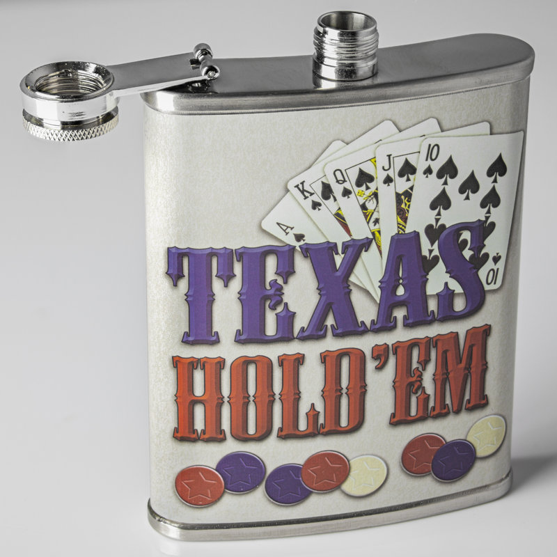 Ballon en acier inoxydable Texas Hold'Em