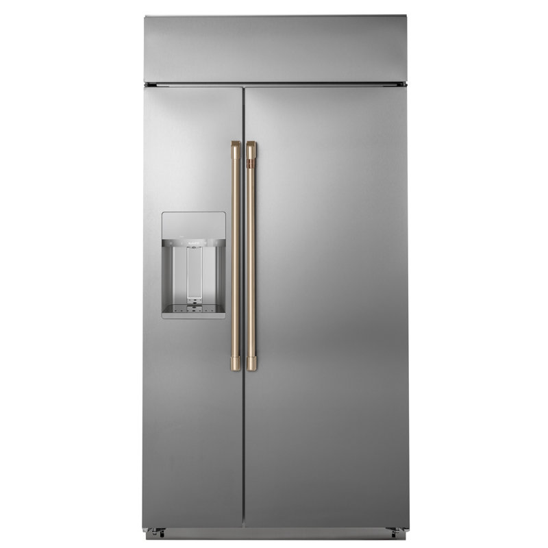 Refrigerator Handle, Brushed Bronze
