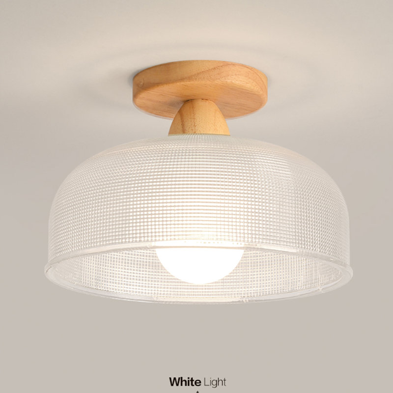 Ajub Glass Semi Flush Mount