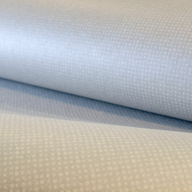 Great Kids Collection Smooth Glitter Mini Dots Wallpaper Roll, Light Blue