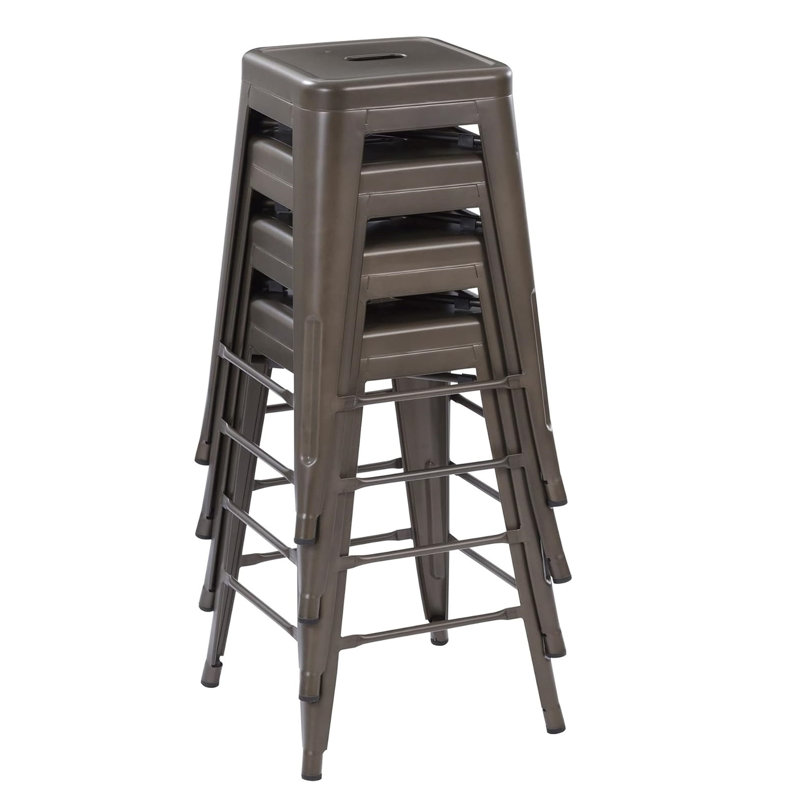 Tabouret, Tabouret de comptoir (assise de 26 po de hauteur), Gris foncé