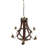 Traditional Wood and Metal Chandelier-71890269