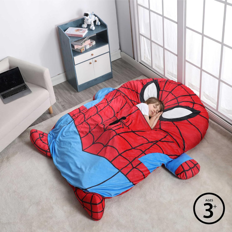 Très grande chaise longue Spiderman pour enfants