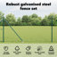 Vidaxl Fence With Posts PVC-Coated Steel-116798247-116798249