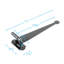 Charnière de porte simple à fixation en surface H 3,5 po x l 12 po