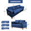 Ensemble de canapé de salon 2 pièces Mid-Century -1244336832