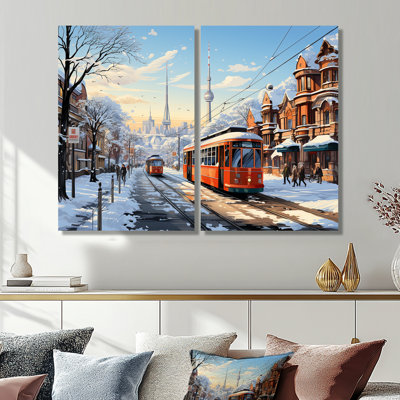 Toronto City In Winter I - Grand Toronto, art mural