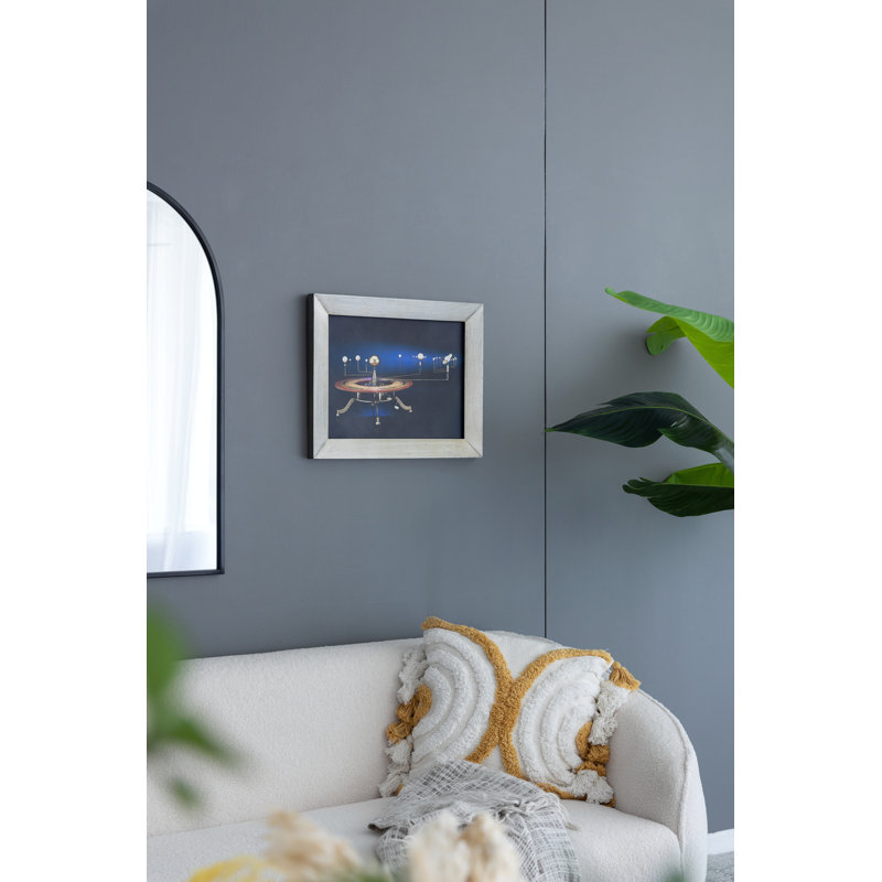 19.5" X 15.5"  Rectangular Wall Art With Frame, Home Decor For Living Room Bedroom Office
