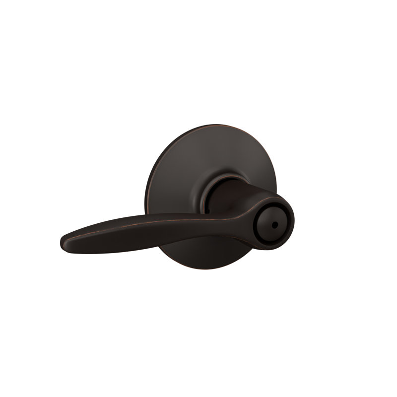 Delfayo Lever Bed & Bath Lock, Bronze