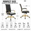 Fauteuil de bureau en cuir Humairaa-1103856413