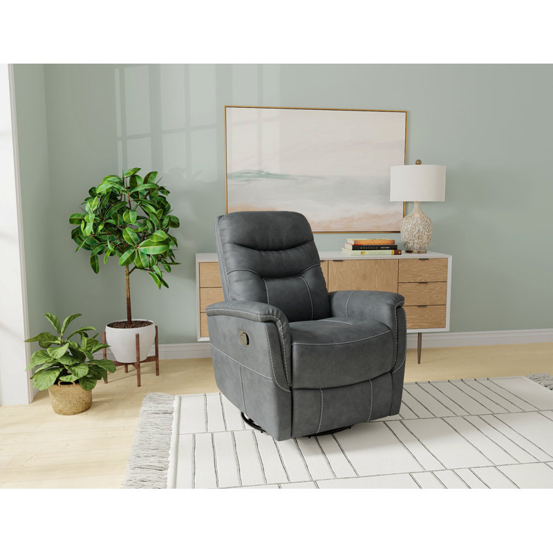 Fauteuil inclinable gris pivotant, Gris