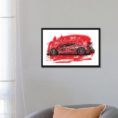 « la ferrari fxx k », impression sur toile