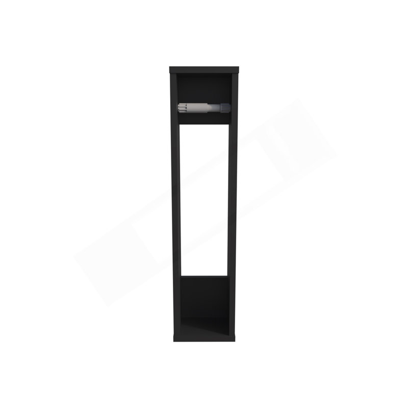 Porte-papier hygiénique Supai en mélamine, noir, Noir