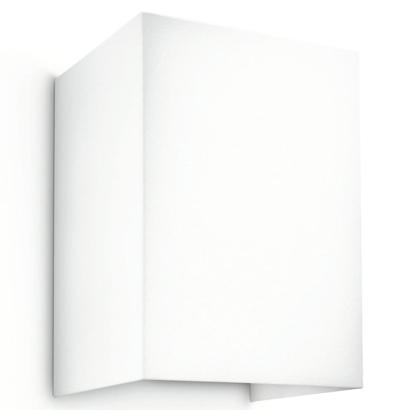 Philips LED Wall Light Hopsack White 3W