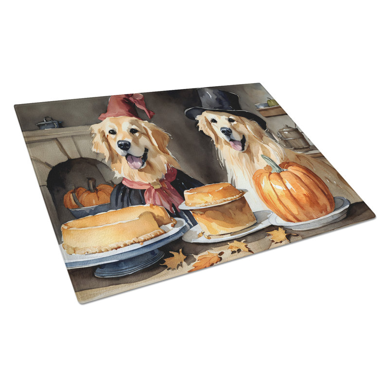 Planche à découper en verre Golden Retriever