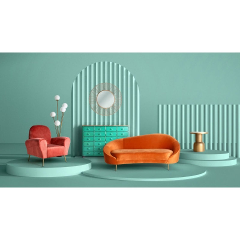 Askim Metal Round Wall Mirror
