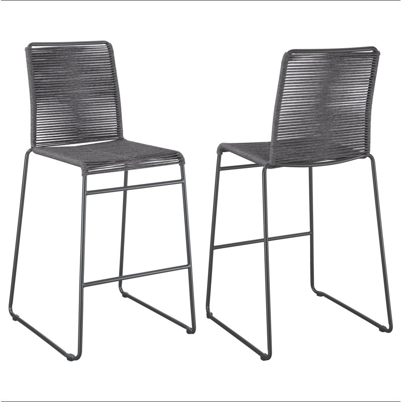 Ensemble de 2 chaises de bar Jerome