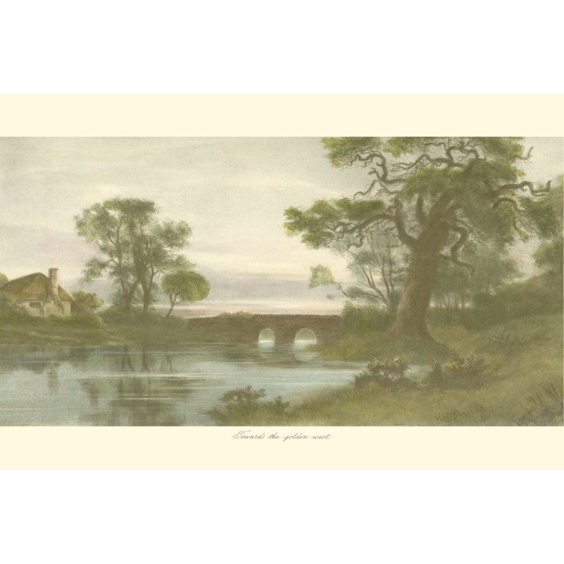 Towards The Golden West by Henry G. Walker - Wrapped Canvas Painting, 30cm H x 46cm W x 3.8cm D