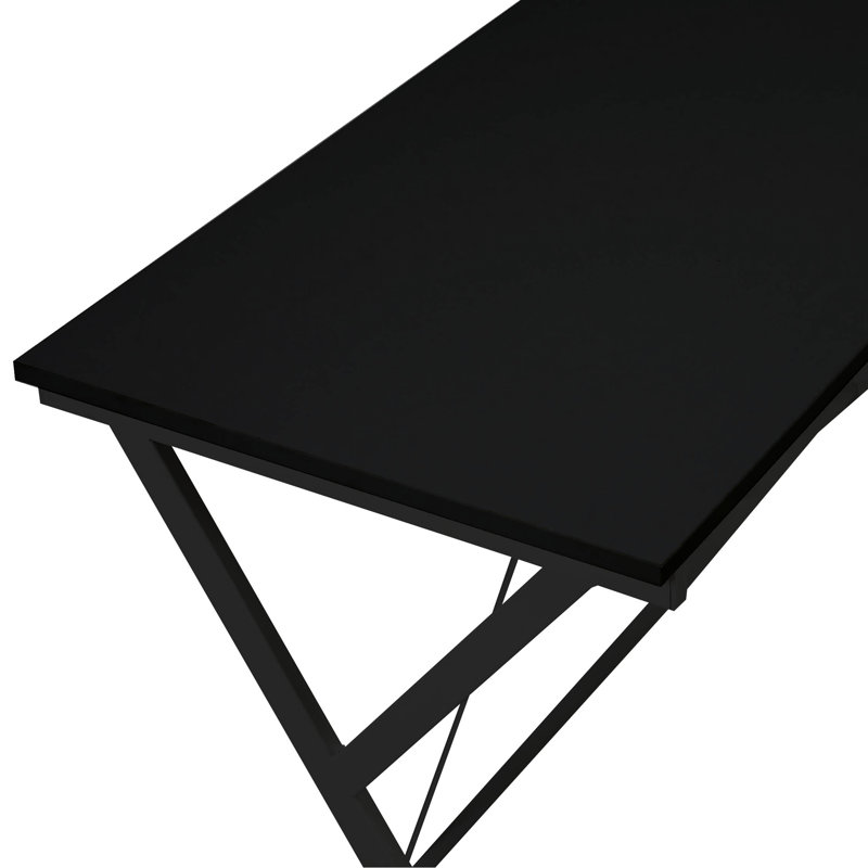 L-shape Computer Desk In Black For Efficient Workflow Management Finish With Ample Storage Options