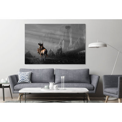 Impression d'art sur toile Lonely Way Classic