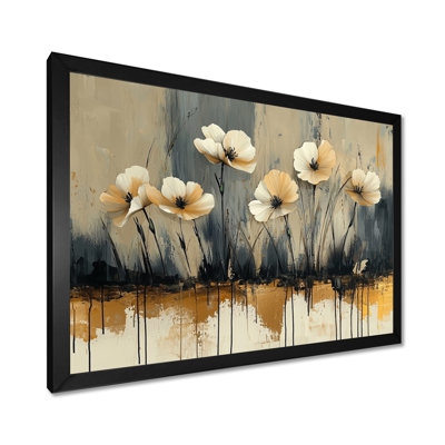 Minimalisme, désert, fleur d'œillets IV - œillets, art mural