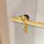 Porte de douche coulissante en acier inoxydable avec structure imperméable et verre trempé durable-131676255-131676256